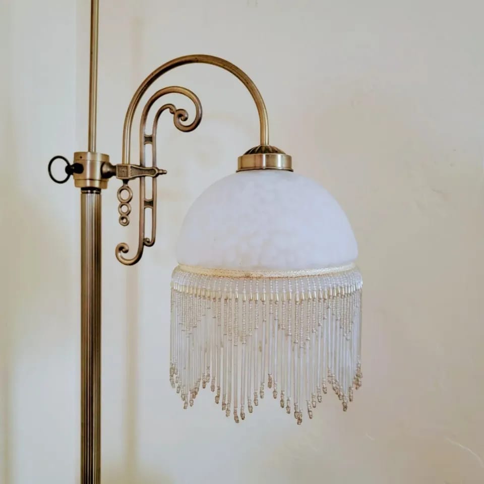 Aged Brass Library Lamp image