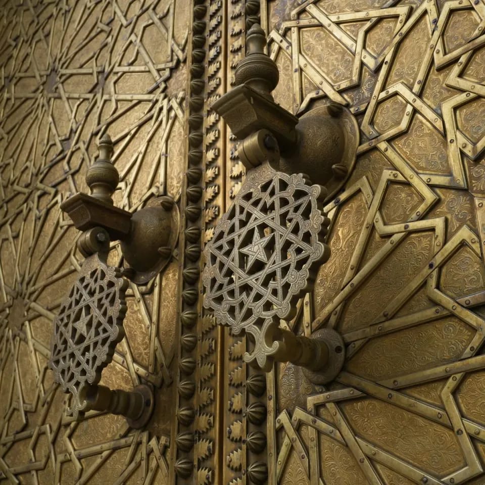 Unlacquered Brass Hardware Set image