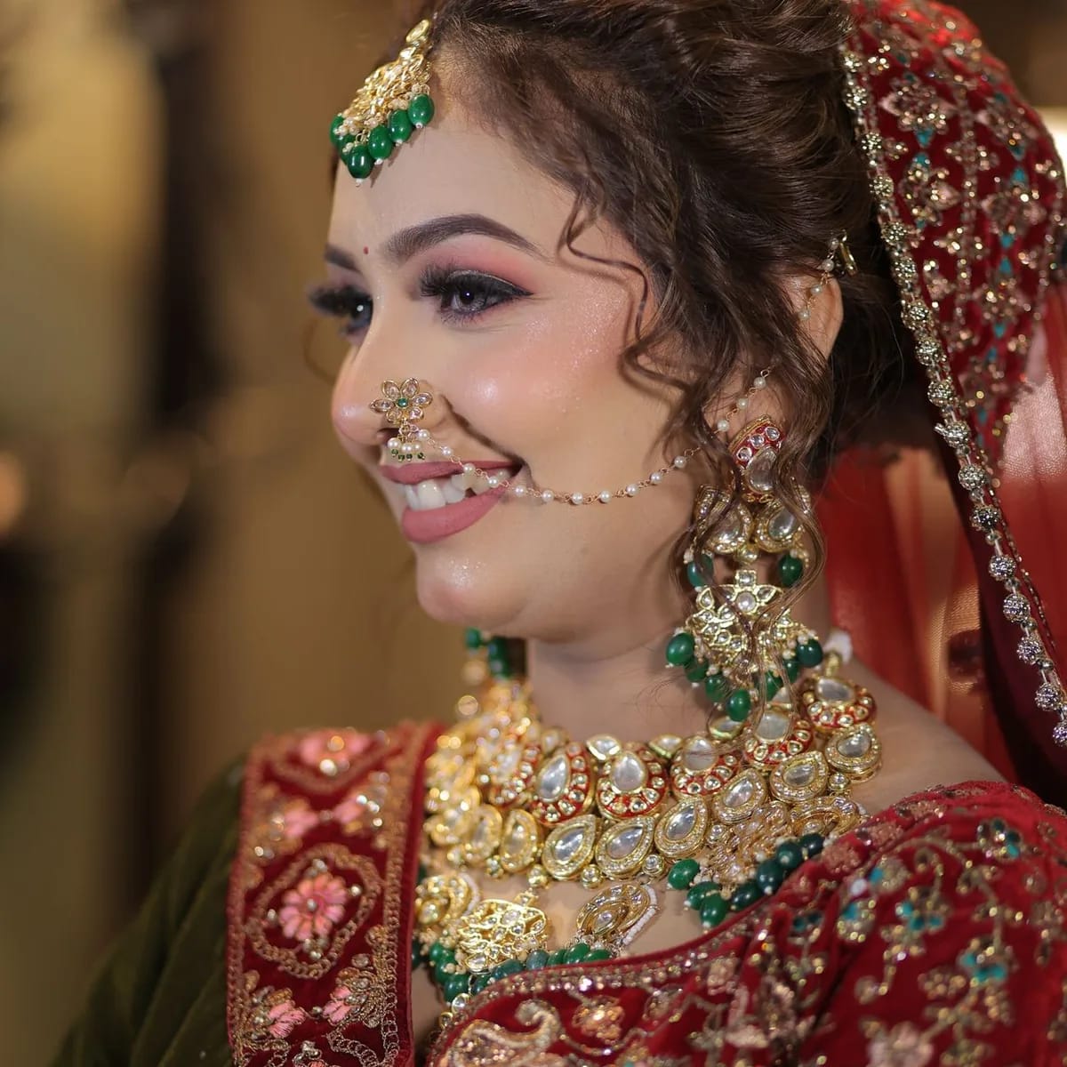Layered Bridal Necklace Suite image