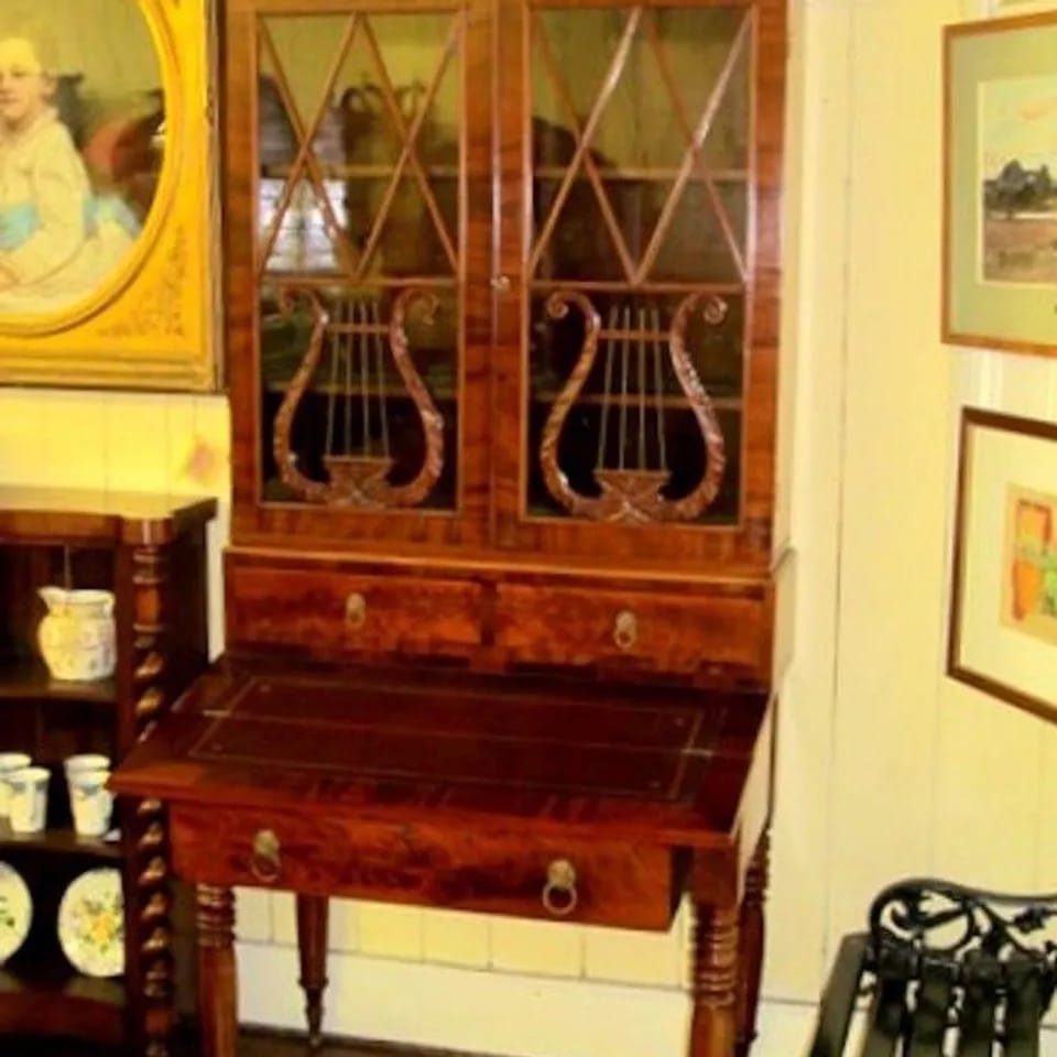 Antique American Secretary Bookcase image