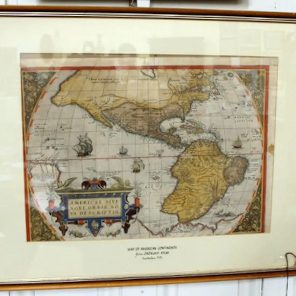 Abraham Ortelius Map of the Americas image