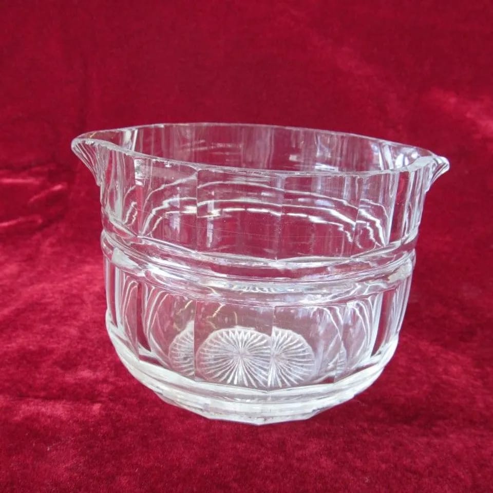 Antique Cut Crystal Wine Rinser image
