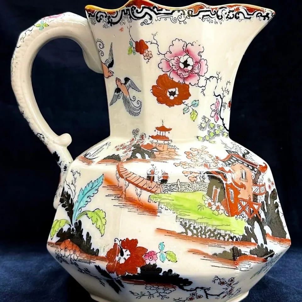 Antique Chinoiserie-Style Jug image
