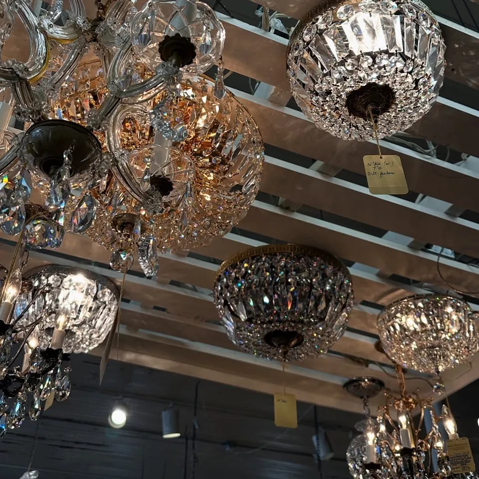 Antique Crystal Chandelier image