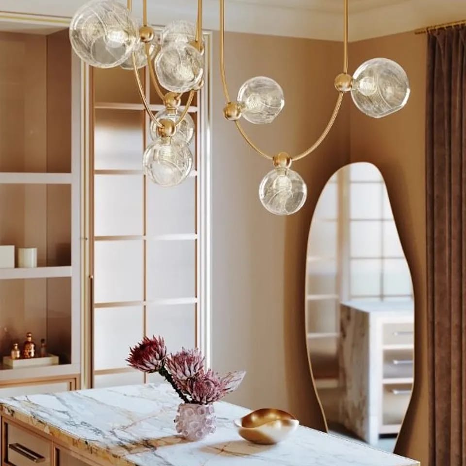 Linear Dining Island Chandelier image
