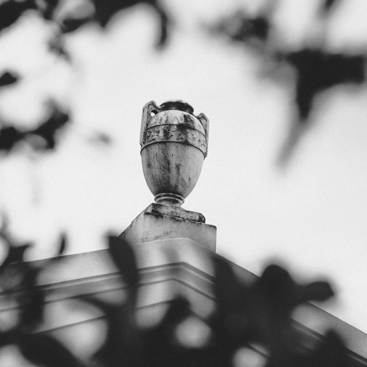 Weathered Garden Urn image
