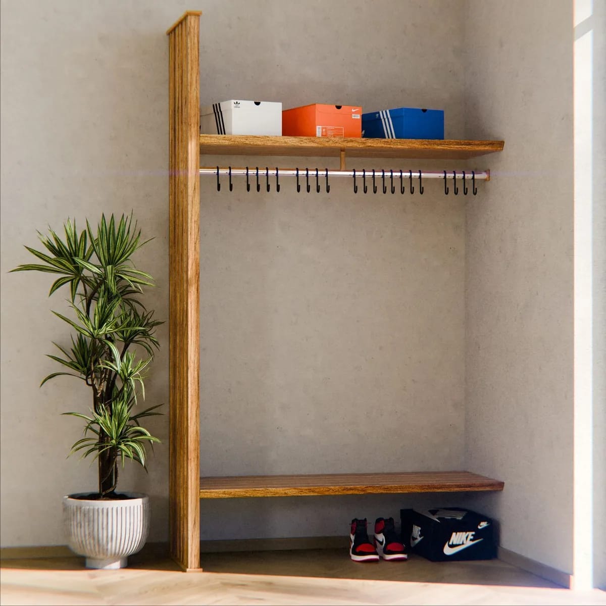 Mudroom Storage Wall image