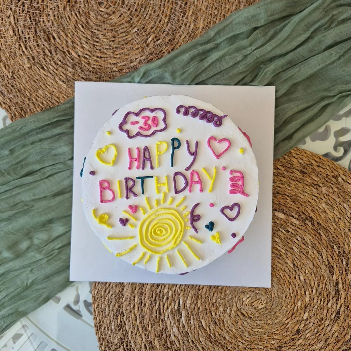 Space-Themed Celebration Cake image