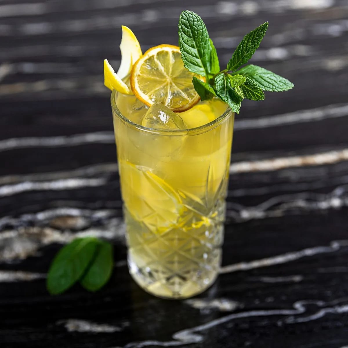 Etched Highball Glass Set image