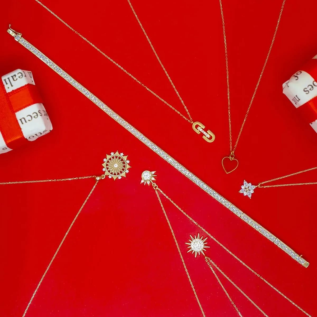 Diamond Station Necklace image