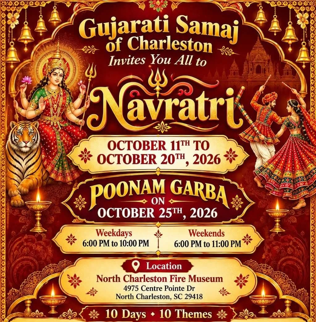 Charleston Navratri & Poonam Garba 2026 image 1