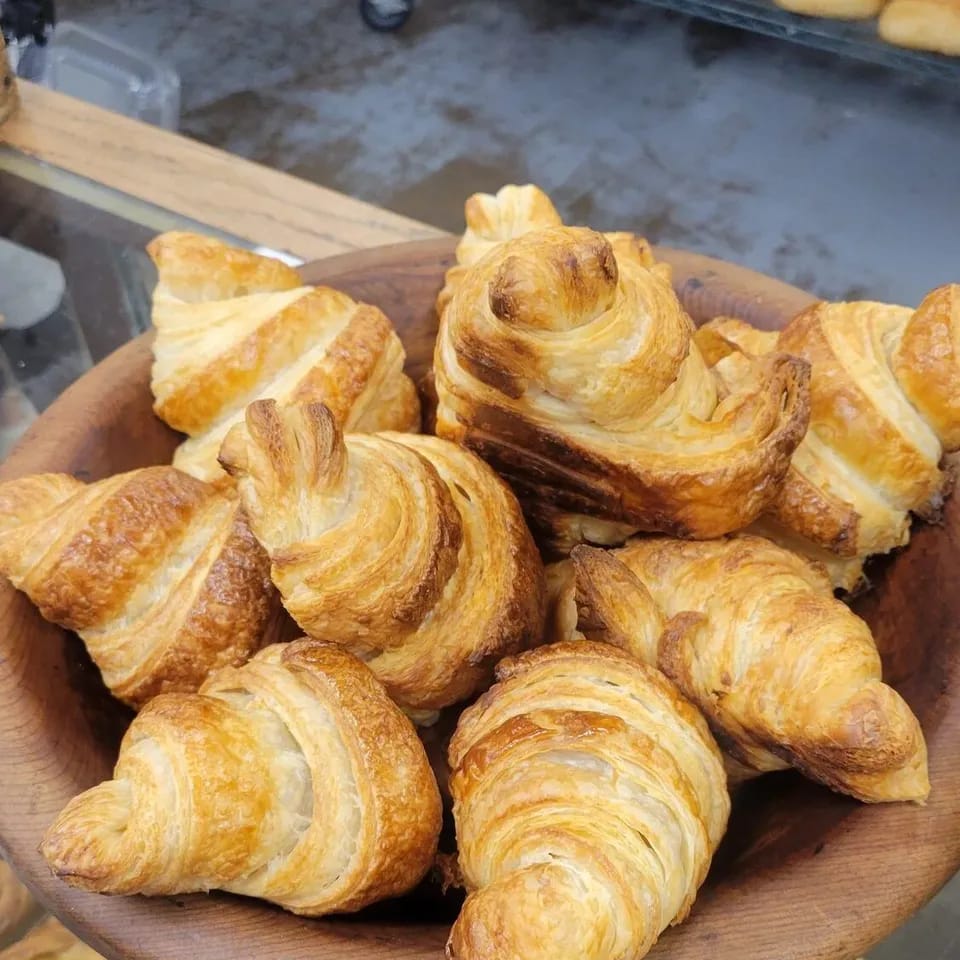 Naturally Leavened Sourdough Croissants image