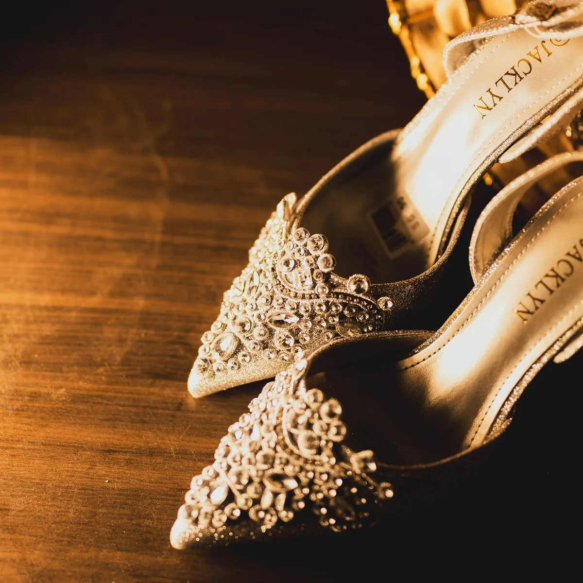 Low Block-Heel Bridal Shoe image