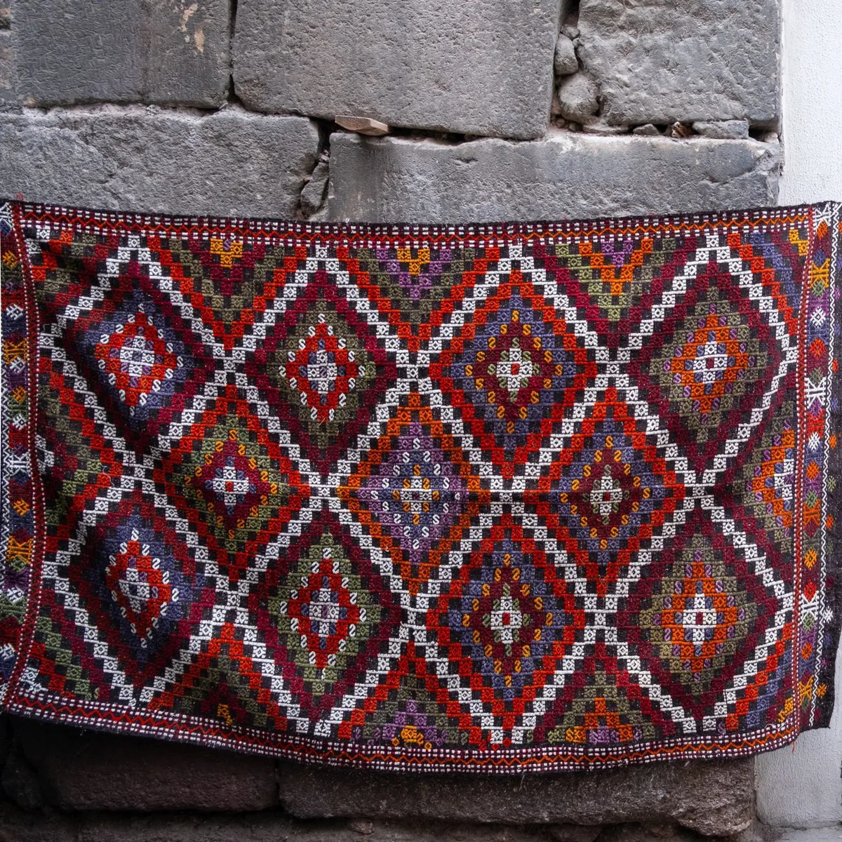 Handwoven Wool Living Room Rug image