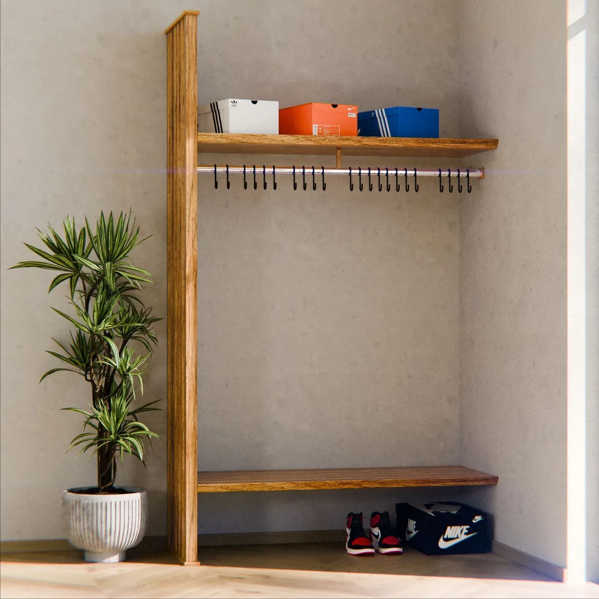 Mudroom Storage Wall image