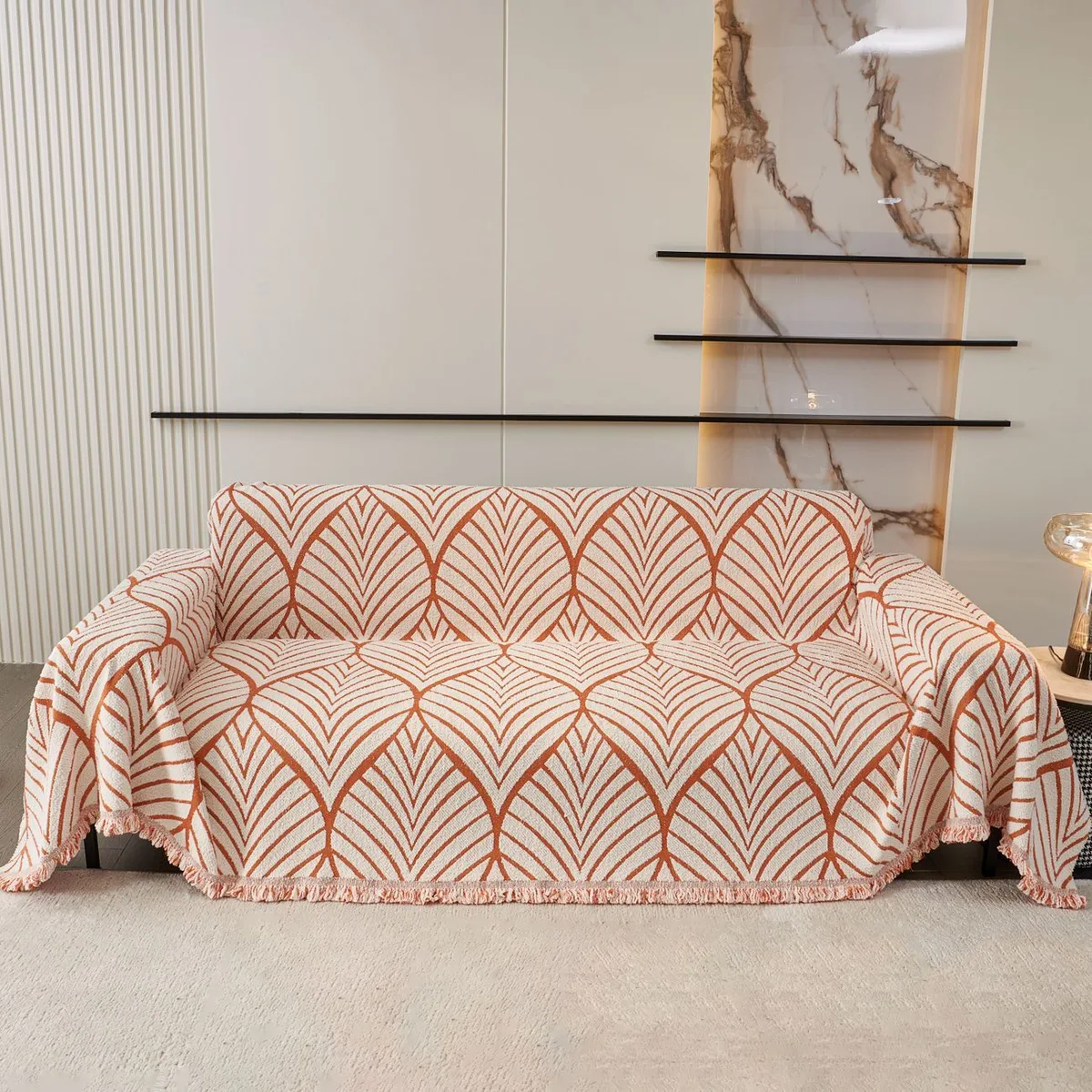 Slipcovered Coastal Sofa image